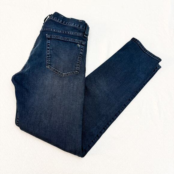 Rag & Bone Slim Fit 2 Button Fly Dark Wash Denim Jeans Size 30 - Picture 8 of 8